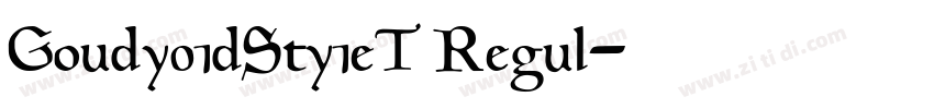 Goudy01dSty1eT Regul字体转换